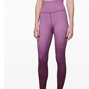 Lululemon Purple Ombré Align Leggings Size 4